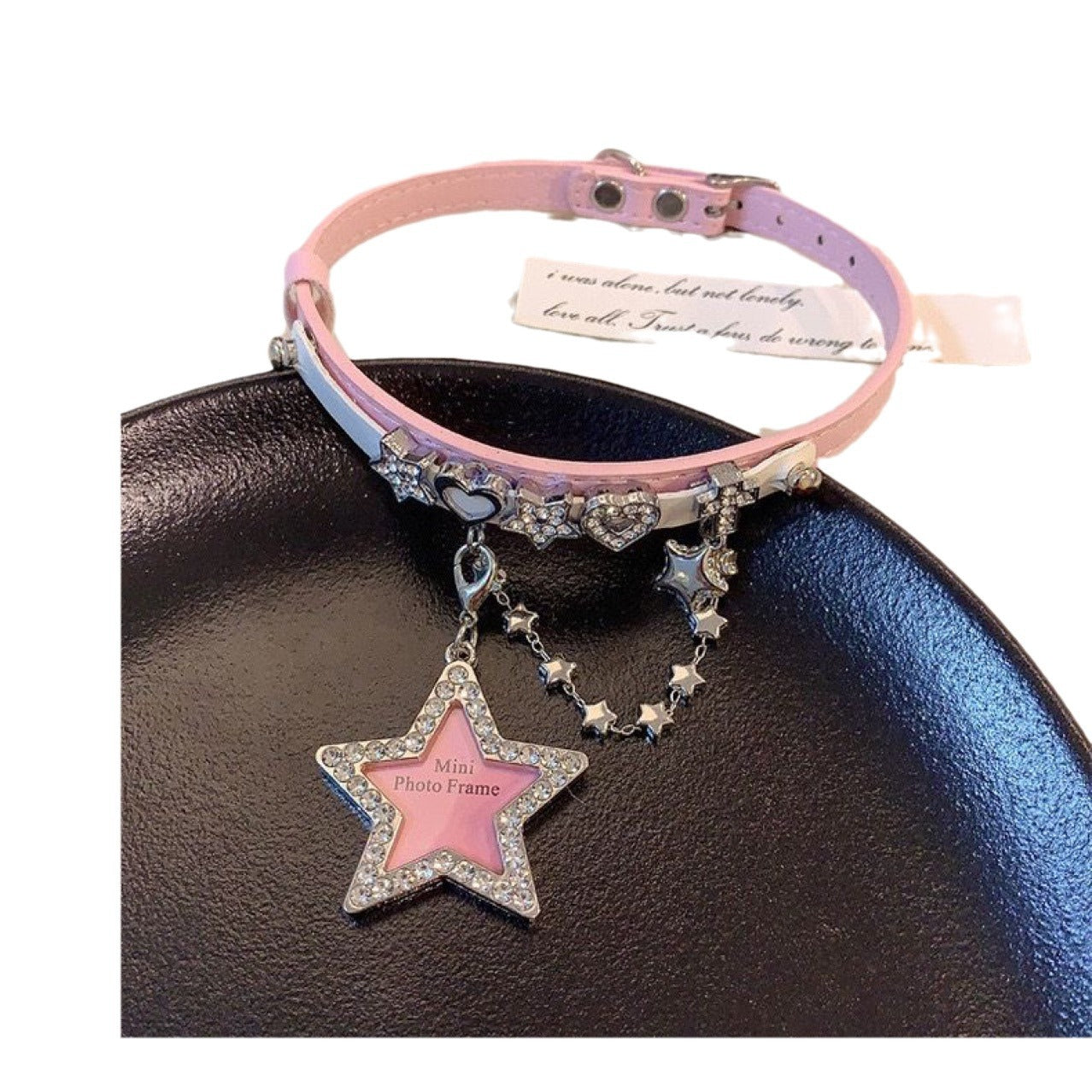 White Color Stars Heart Hot Asian Necklace