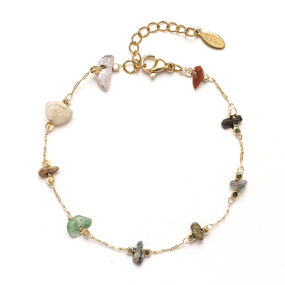 Women's French Natural Stone Niche High-grade Color Bracelets