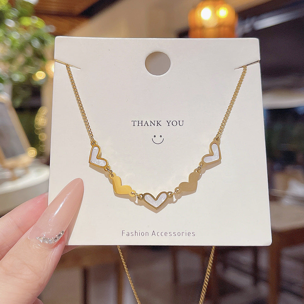 Love Titanium Steel No Fading Light Luxury Necklace