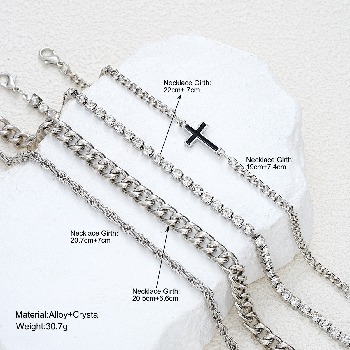 Personalized Cross Zircon Hip Hop Fashion Bracelets