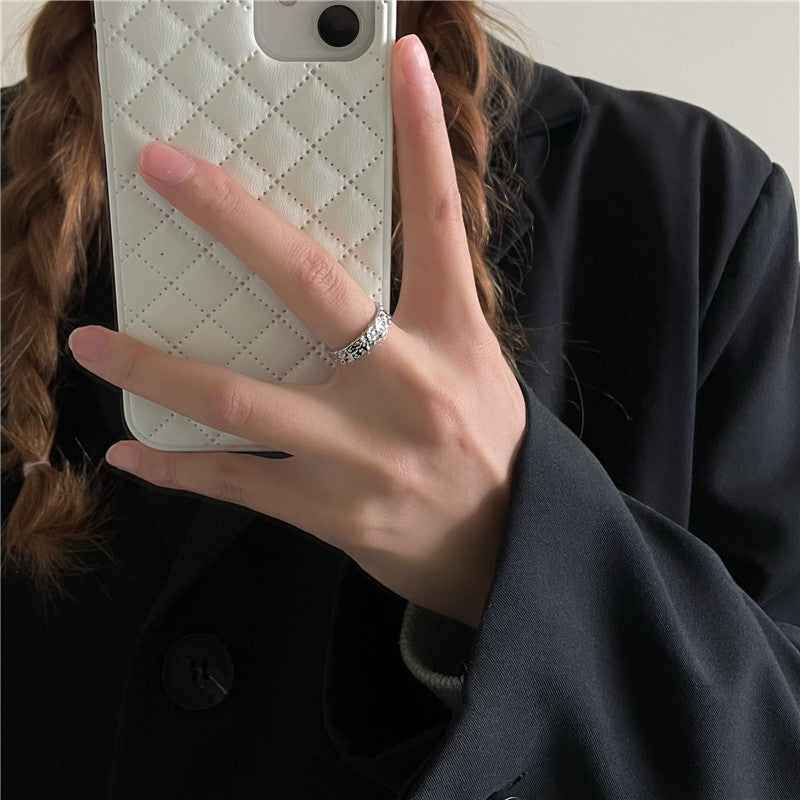 Women's & Men's Foil Open Index Finger Dark Style Simple Rings