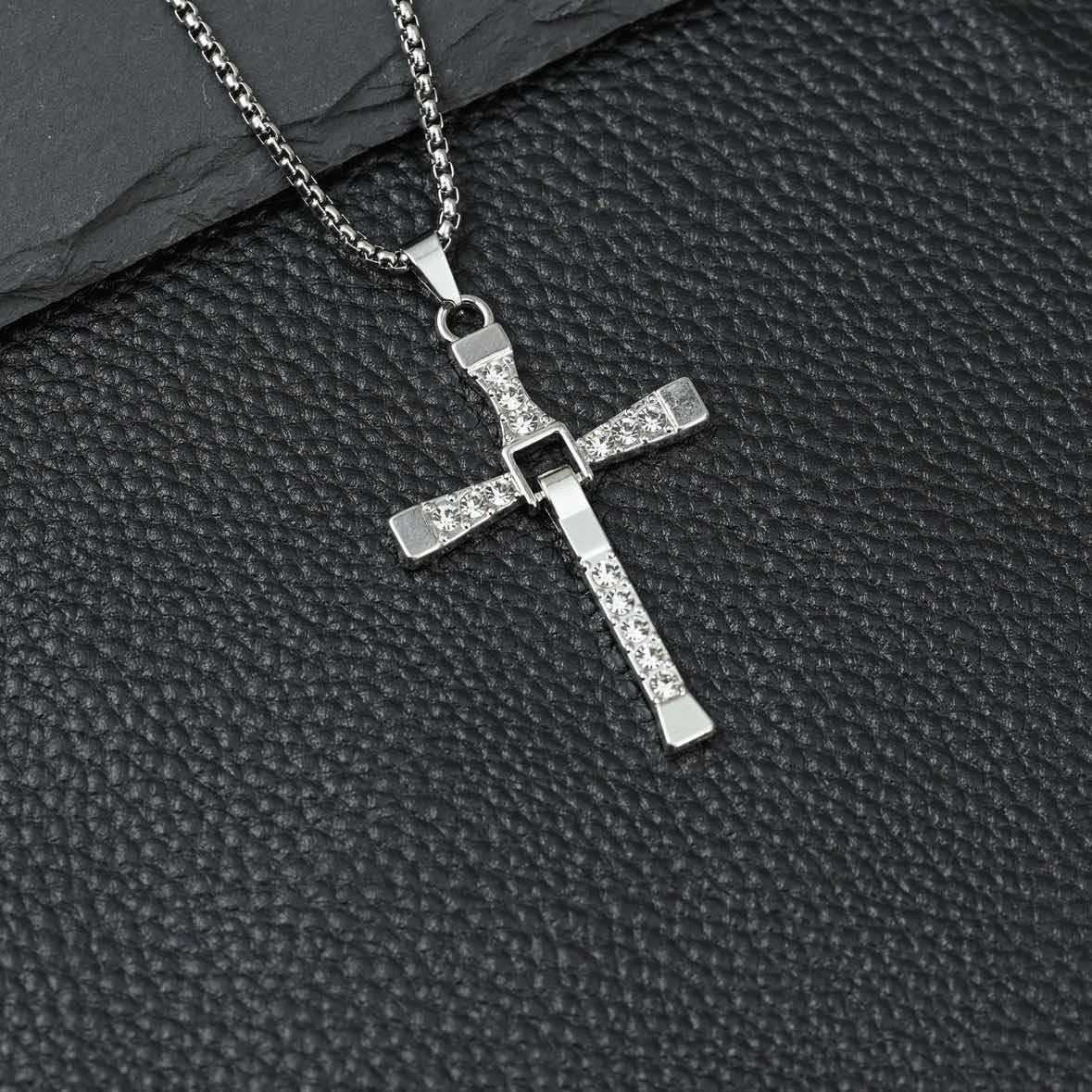 Men's Hop Trendy Cool Letter Korean Style Sweater Chain Necklace