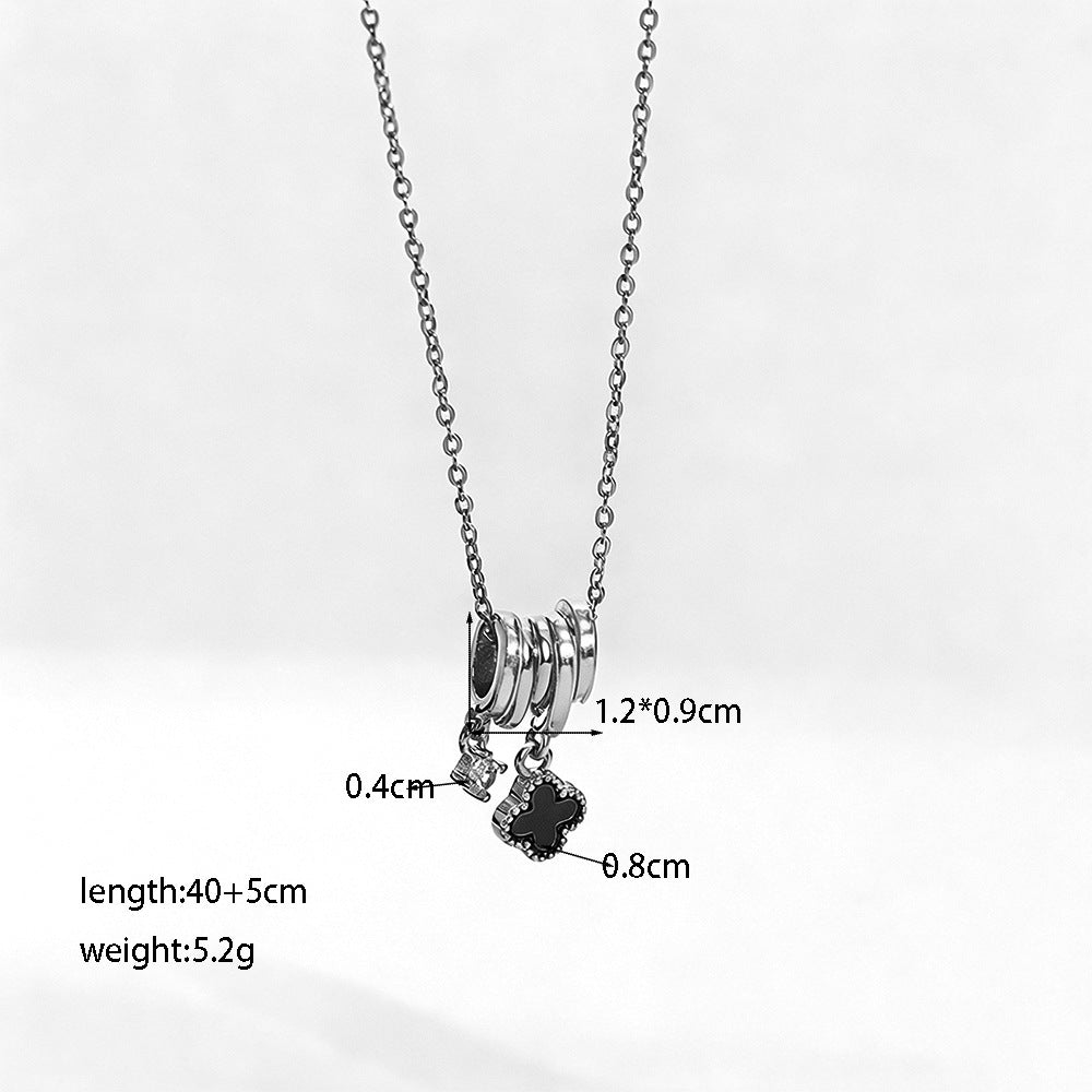 Women's Micro Inlaid Zircon Sun Star Moon Zodiac Clavicle Necklace