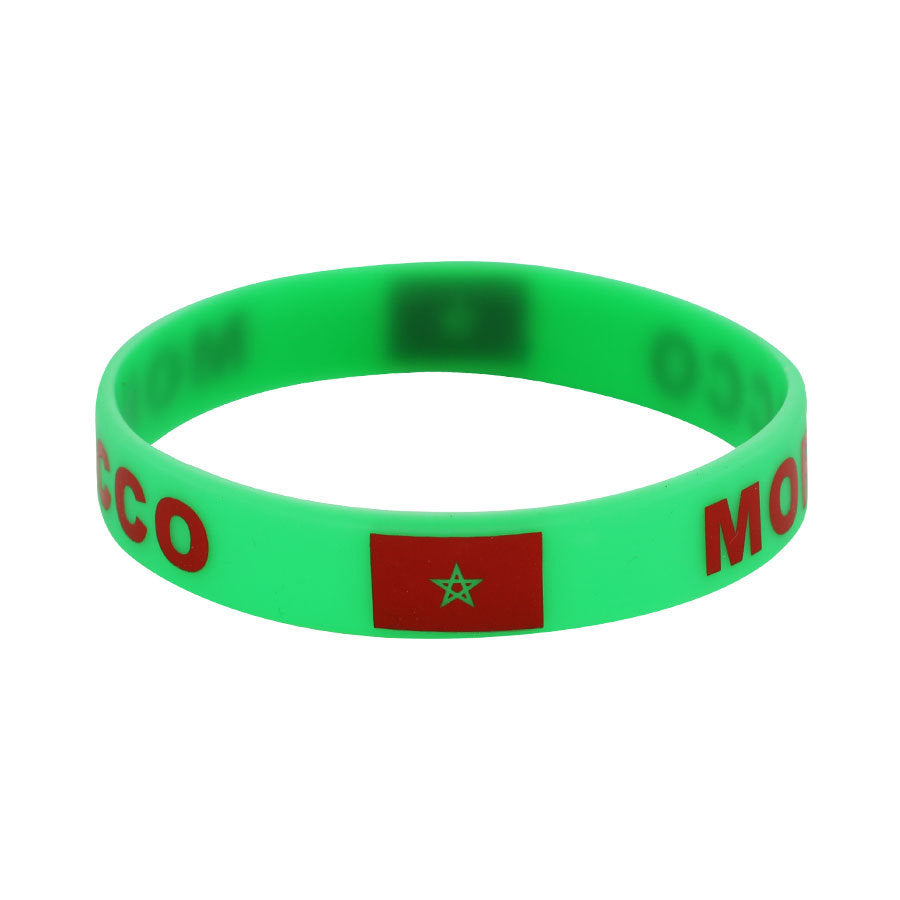 Cup Silicone National Team Canada Ink Flag Bracelets