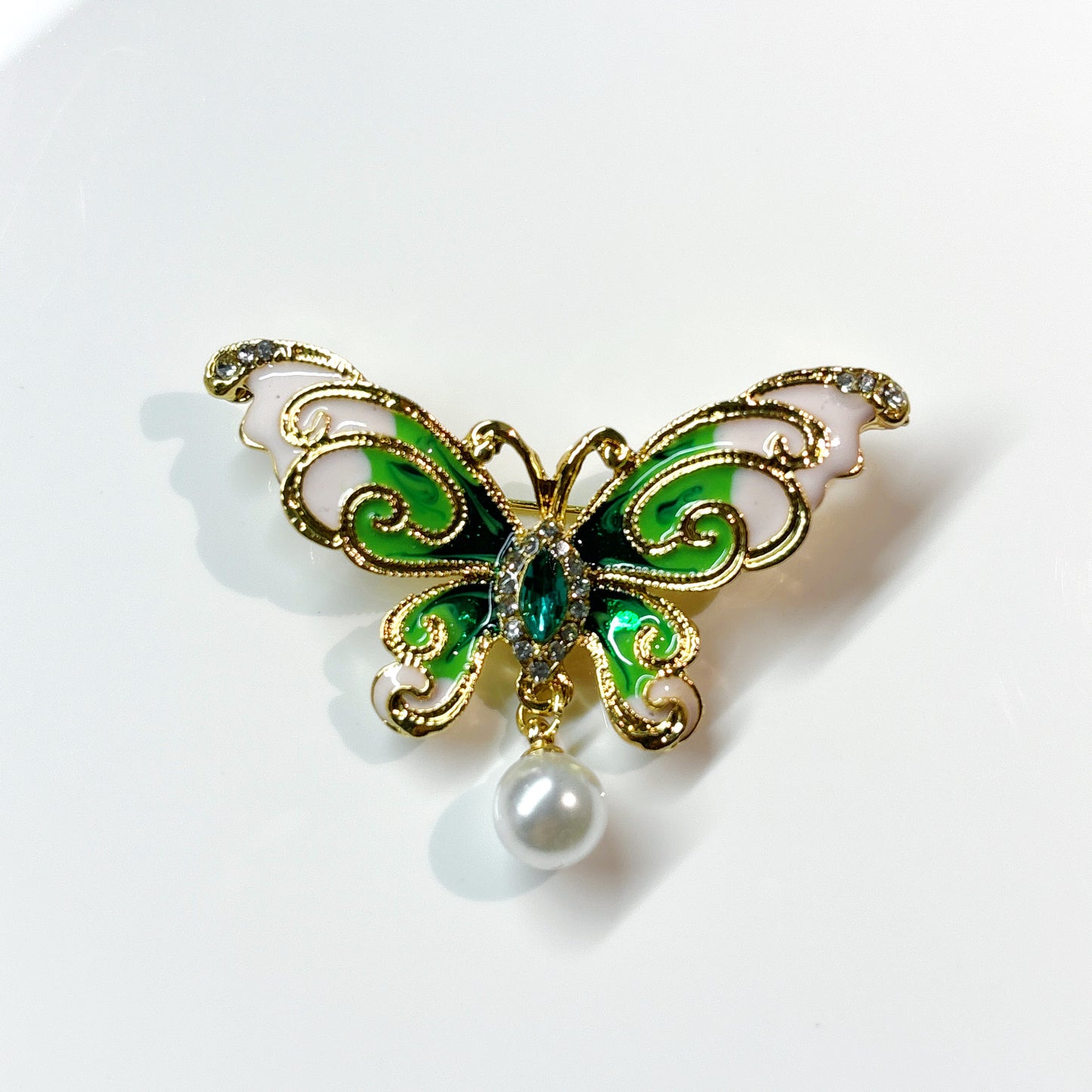 Golden Pearl Corsage Wheat Brooch Female High-grade Brooches