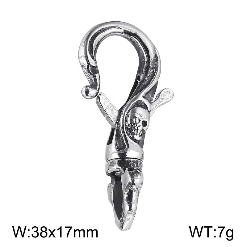 Men's Fashion Personality Skull Stainless Steel Necklaces