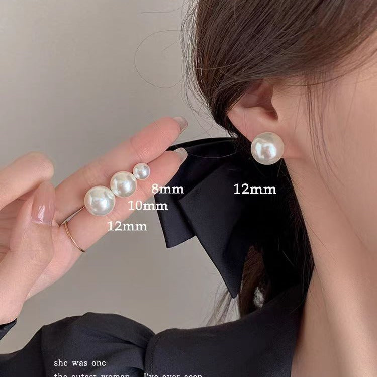 Light Pearl Female Needle Luxury Temperament Niche Earrings