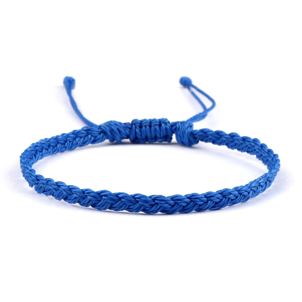 Creative Twist Weave Taiwanese Wax Handmade Hand Unisex Twin Bracelet