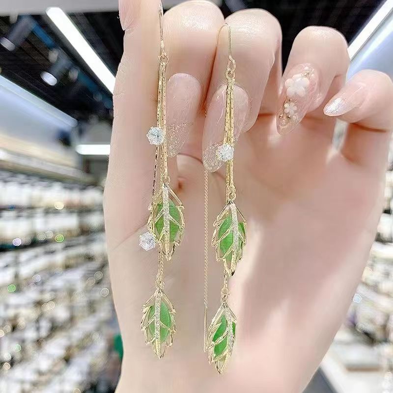 Summer Elegant High-grade Fashionable Long Tassel Thin Effect Ear Line