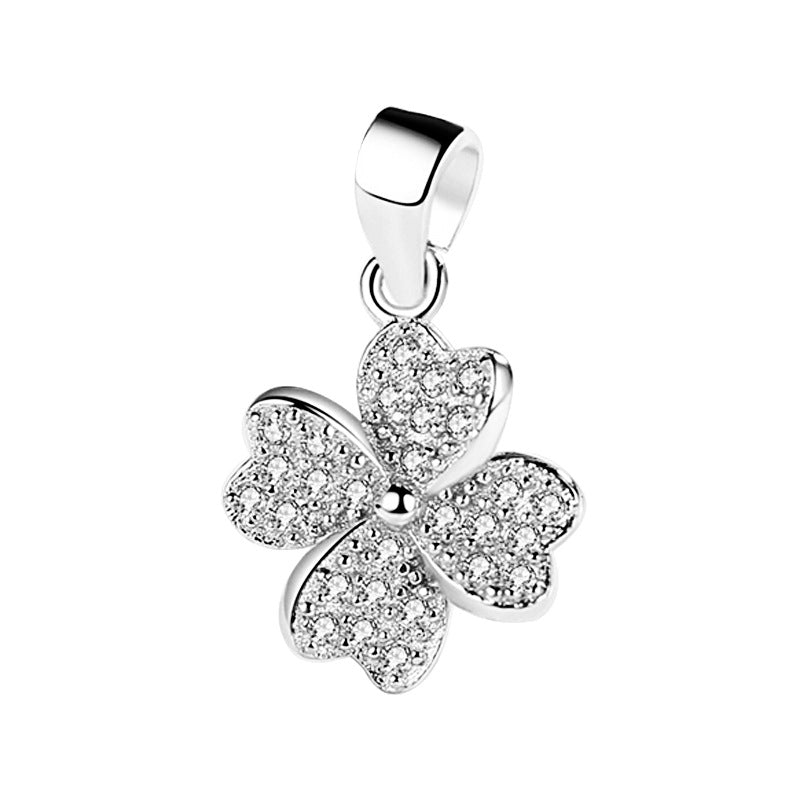 Women's Argent Pur Clover Pure Sier Collarbone Pendants