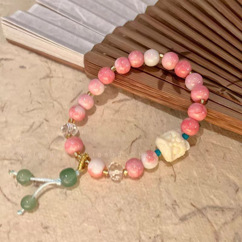 For Summer Chinese Ethnic Style Simple Light Luxury Design Wrist Bracelets