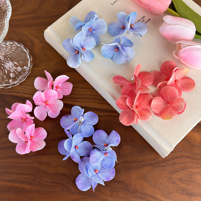 Pearl Artificial Flower Tassel For Unique Beautiful Taking Vacation Earrings