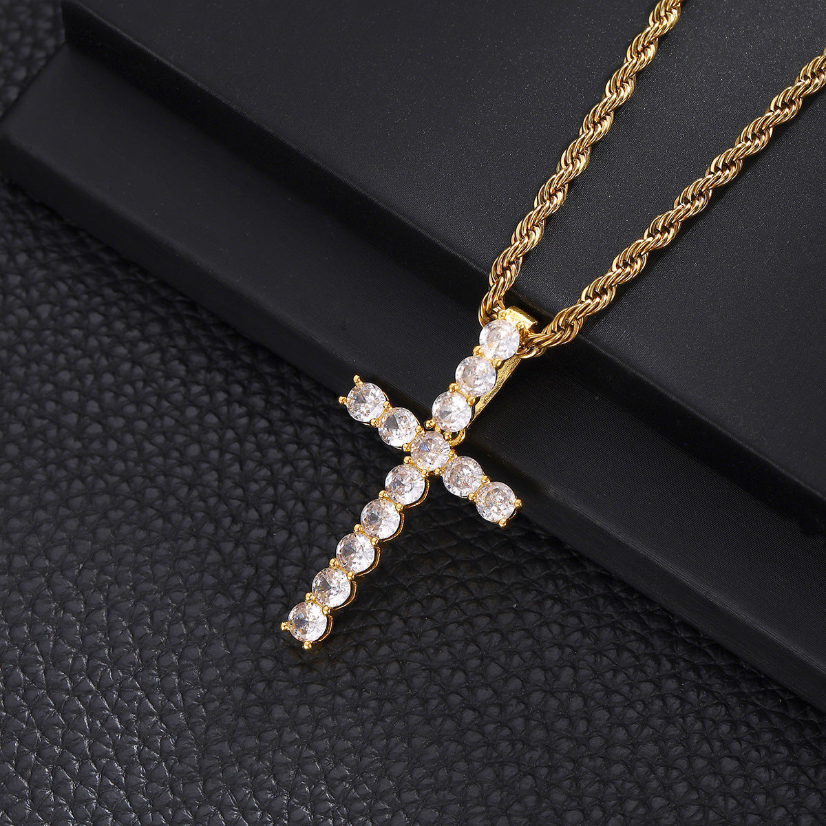 Women's & Men's English Letters Copper Inlaid With Zircon Pendants