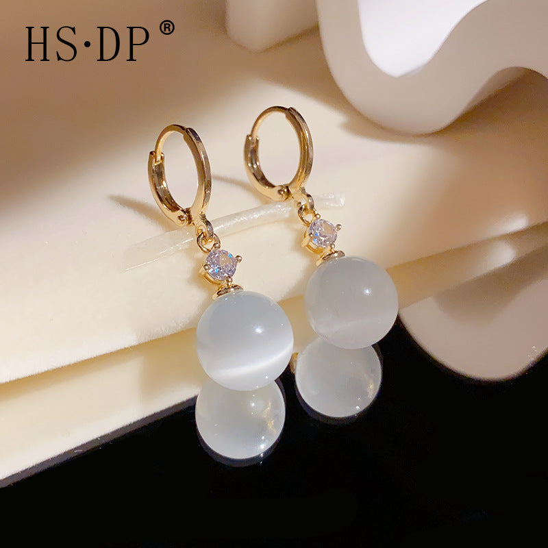 Clip Female Niche Design Artistic Clear Ear Buckle