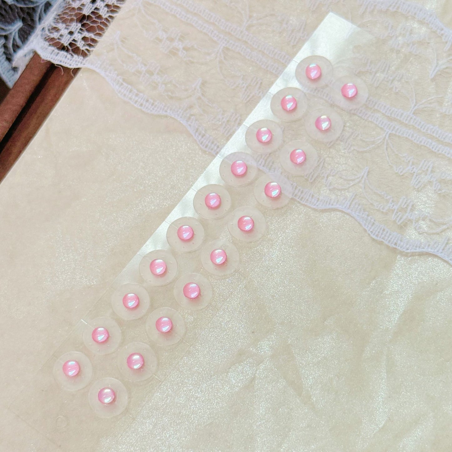 Fashion Auricular Point Sticker Crystal Ear Patch Bead Massage Stress Earrings