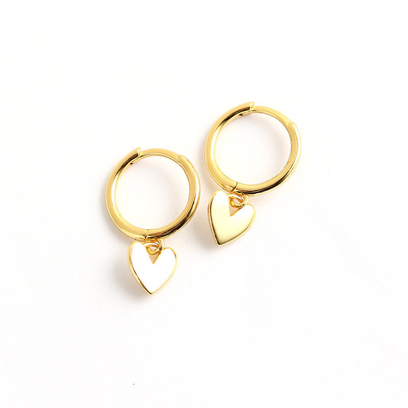 Peach Heart French Entry Lux Glossy Love Ear Line