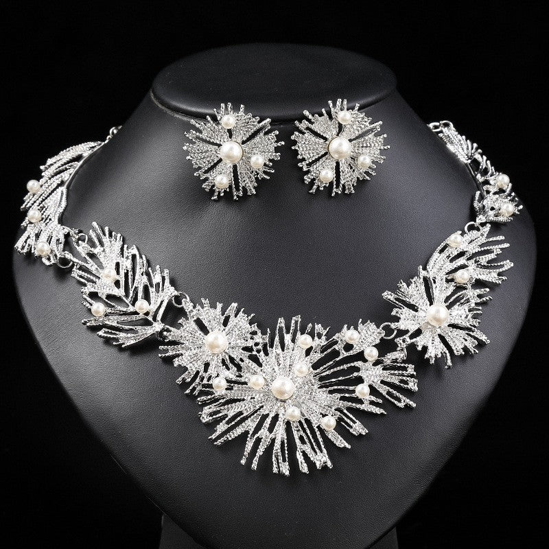 Unique Classic Stylish Cool Diamond Alloy Jewelry Set
