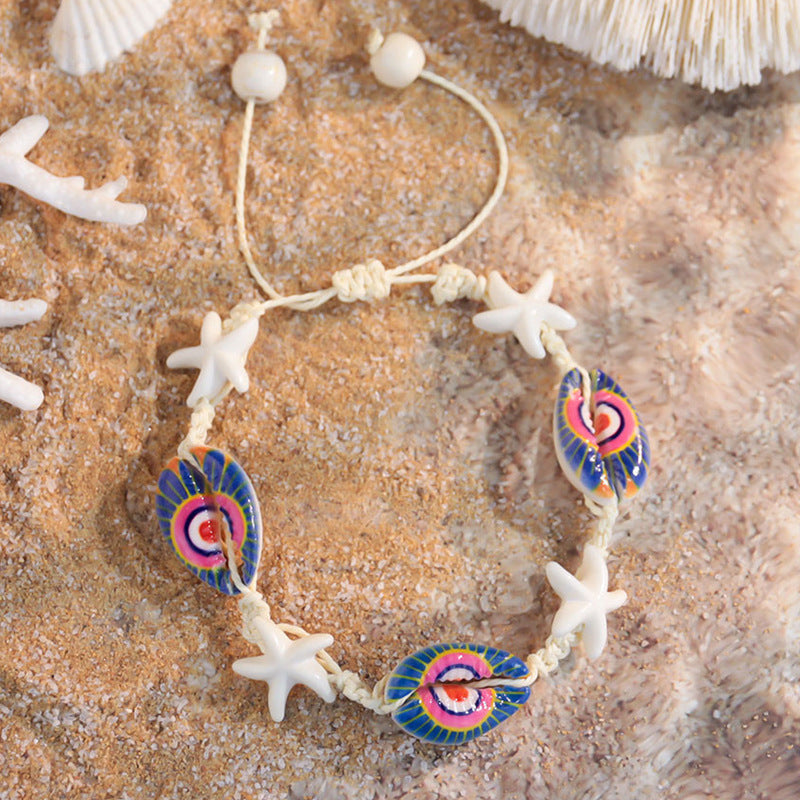Holiday Ocean Style Cartoon Shell Design Starfish Necklaces