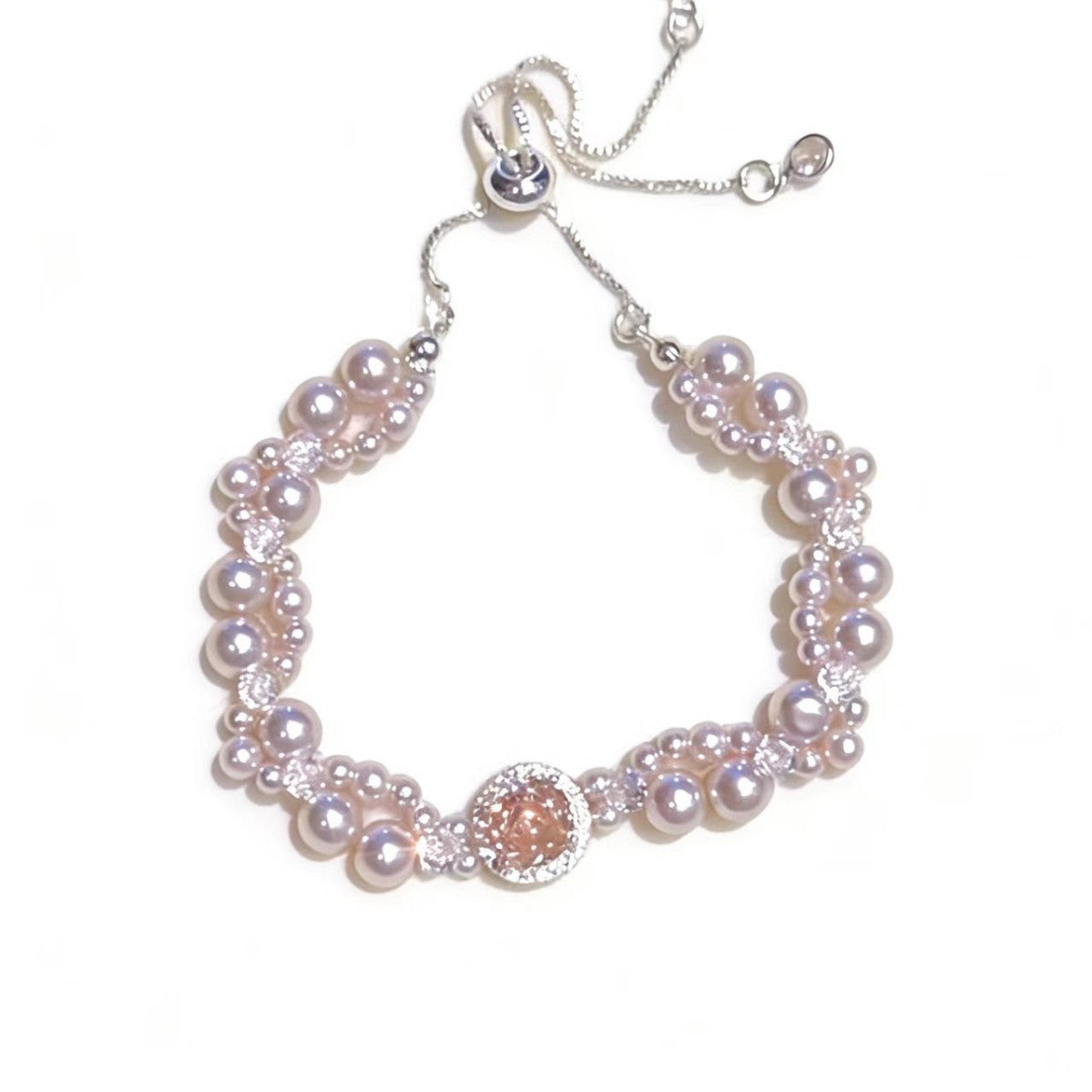 Women's Manta Rose Cut Pearl Zircon Light Luxury Bracelet