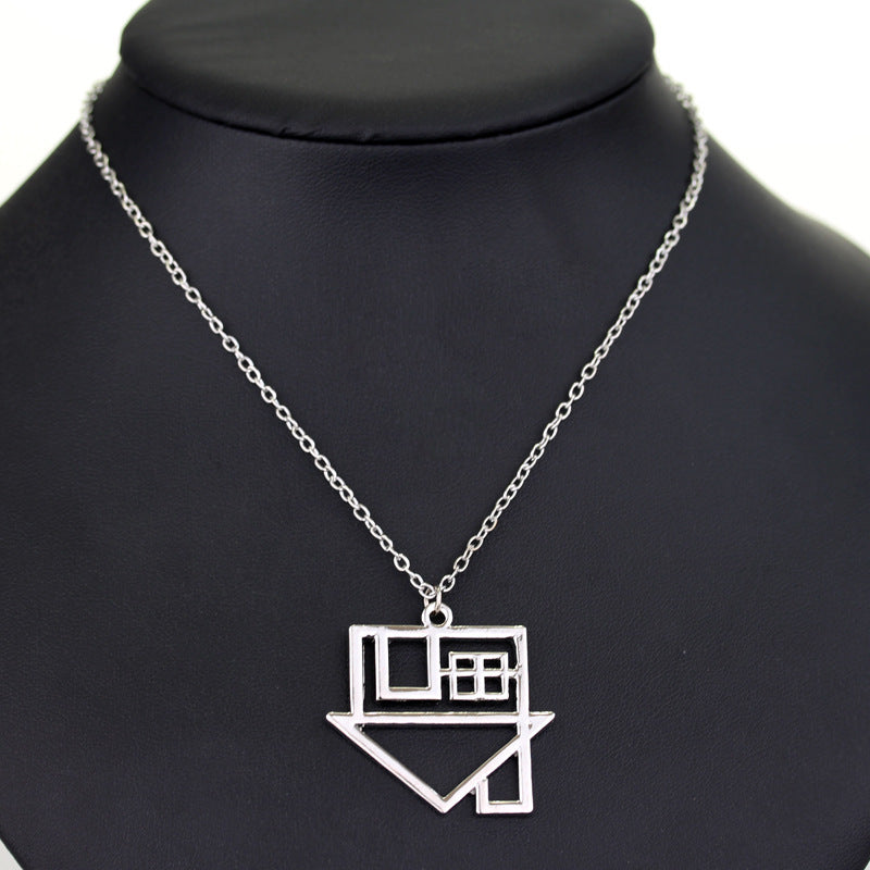 Punk Star Bone Saturn Halo Hipster With Personality Necklace