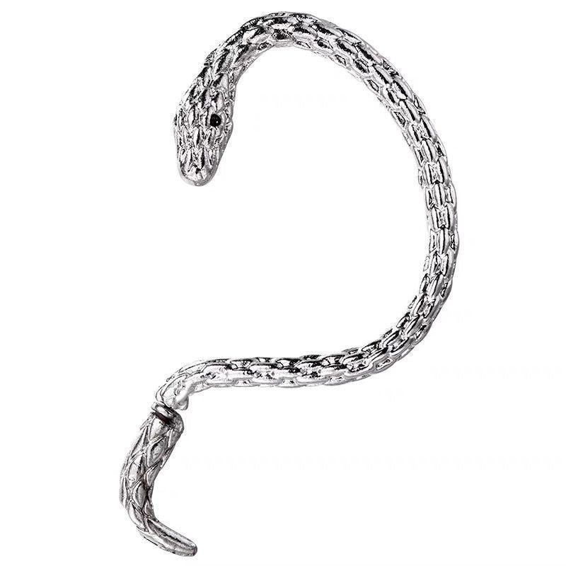 Winding Snake High Profile Retro Punk Stud Earrings