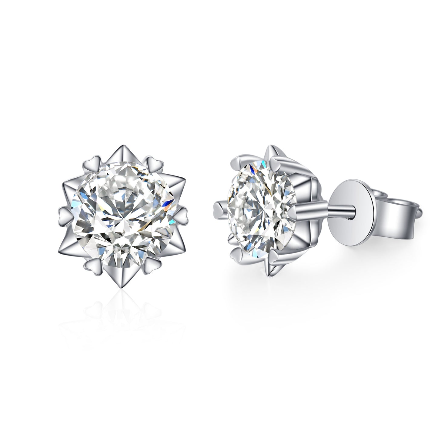 Ear Female Karat Six-pointed Star Simple Rings