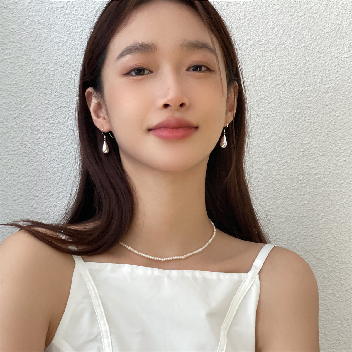 Drop Eardrops Niche Bag Sier Needle High-grade Stud Earrings