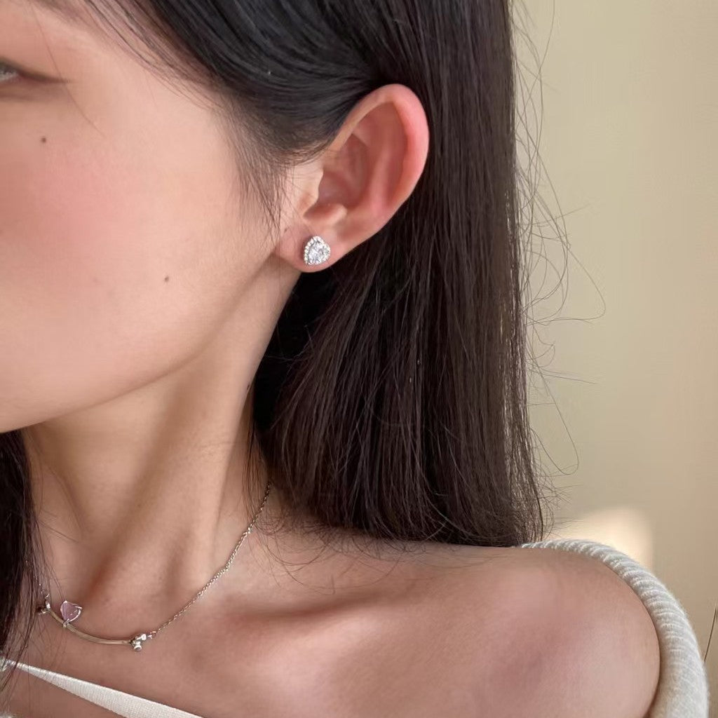 Ear Bone Clip High-grade Atmosphere Full Stud Earrings