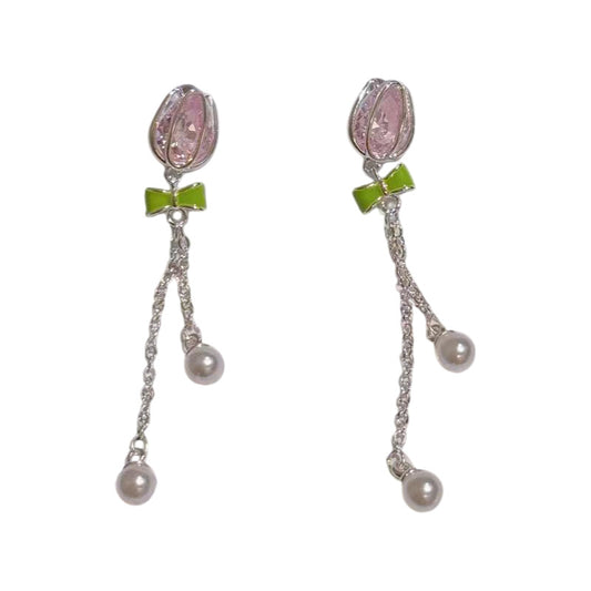 Light Luxury High-grade Spring Sweet Niche Refined Grace Stud Earrings