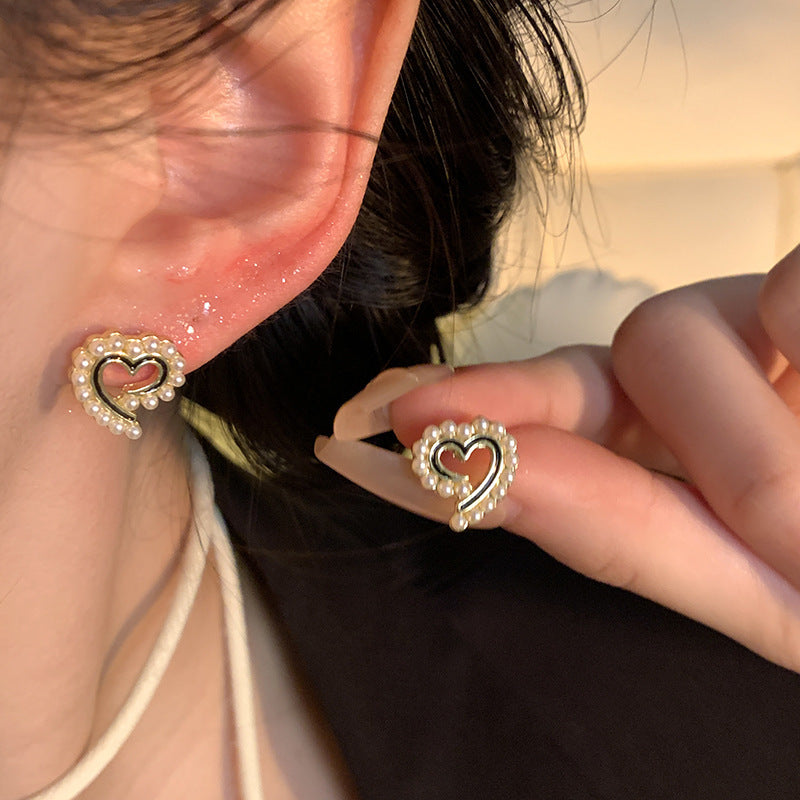 Women's Pearl Exquisite Minority High-grade Ear Sier Earrings