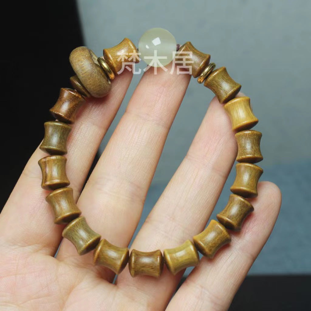 Women's & Men's Wooden Buddha Beads Bodhi Couple Sandalwood Ethnic Style Bracelet