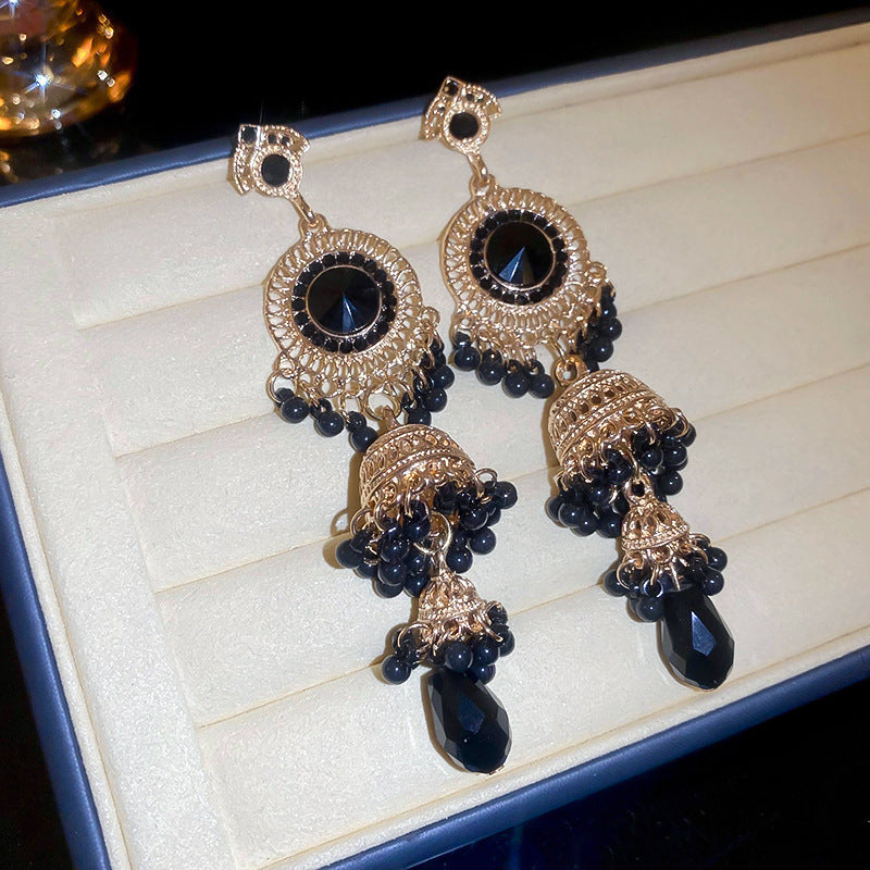 Zircon Butterfly Water Drop Ear Female Rings
