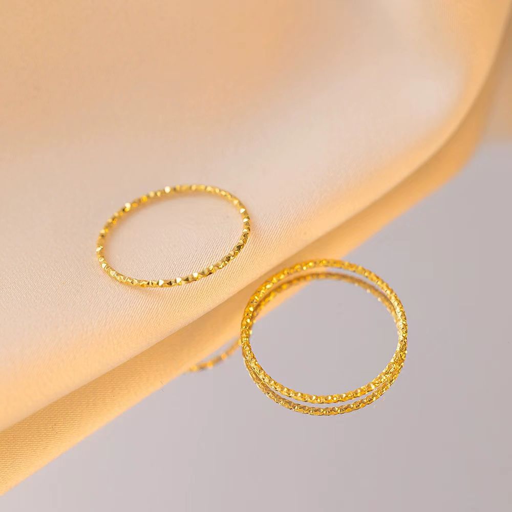 Women's High-grade Trendy Titanium Steel Starry Sky Rings