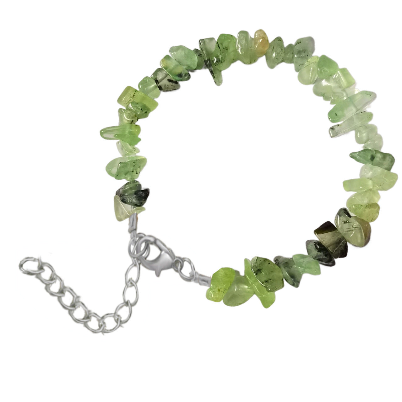 Natural Crystal Agate Gravel Irregular Stone Lobster Bracelet