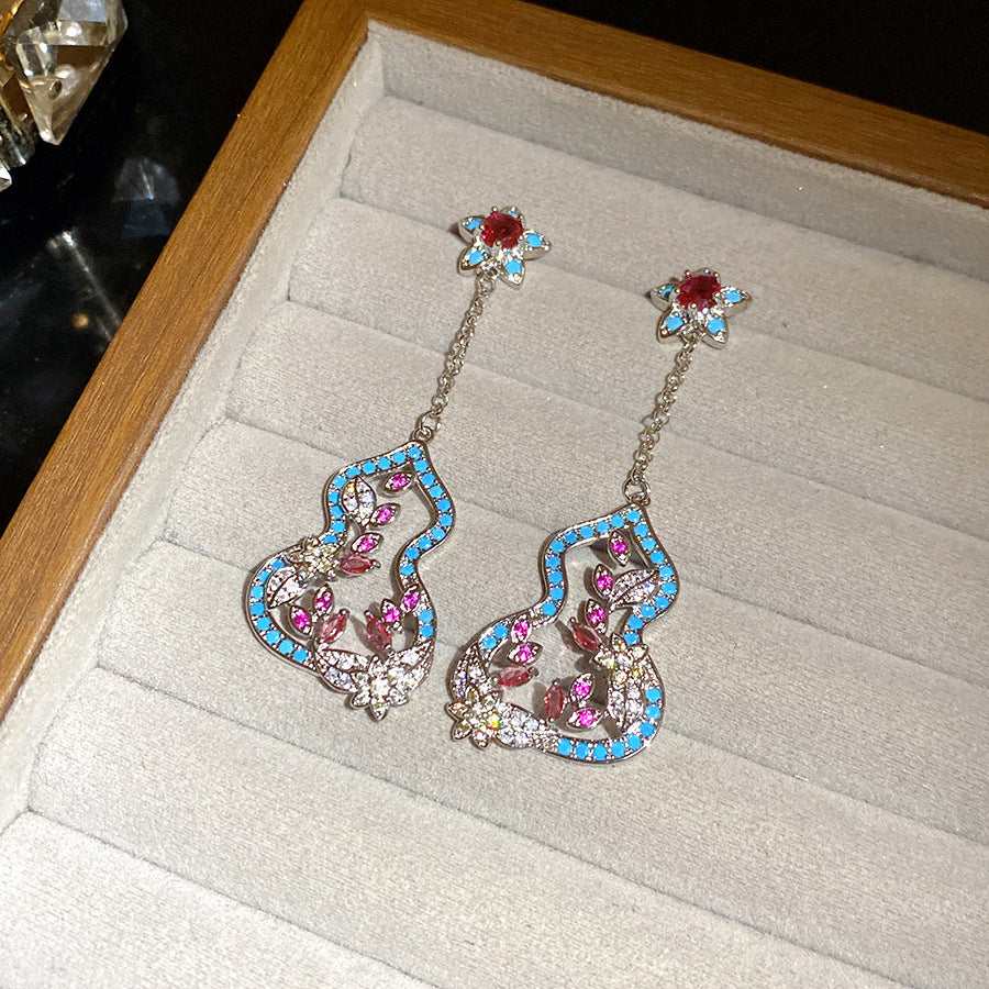 Women's Geometric Flowers Ear Light Luxury Minority Fashion Necklaces