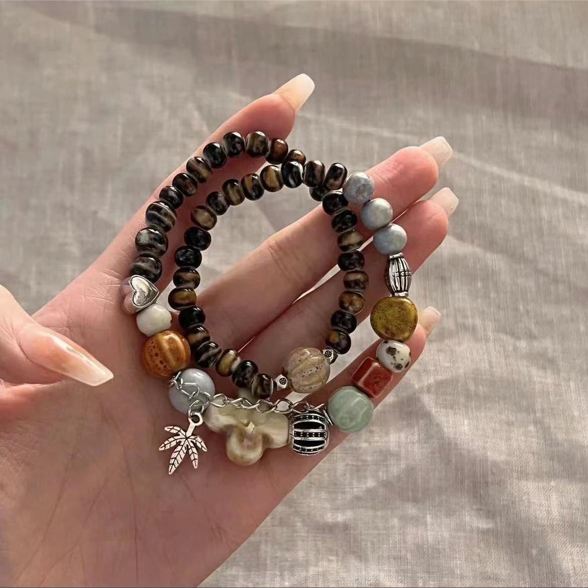 Women's Style High-grade Beaded Ethnic National Fashion Bracelet