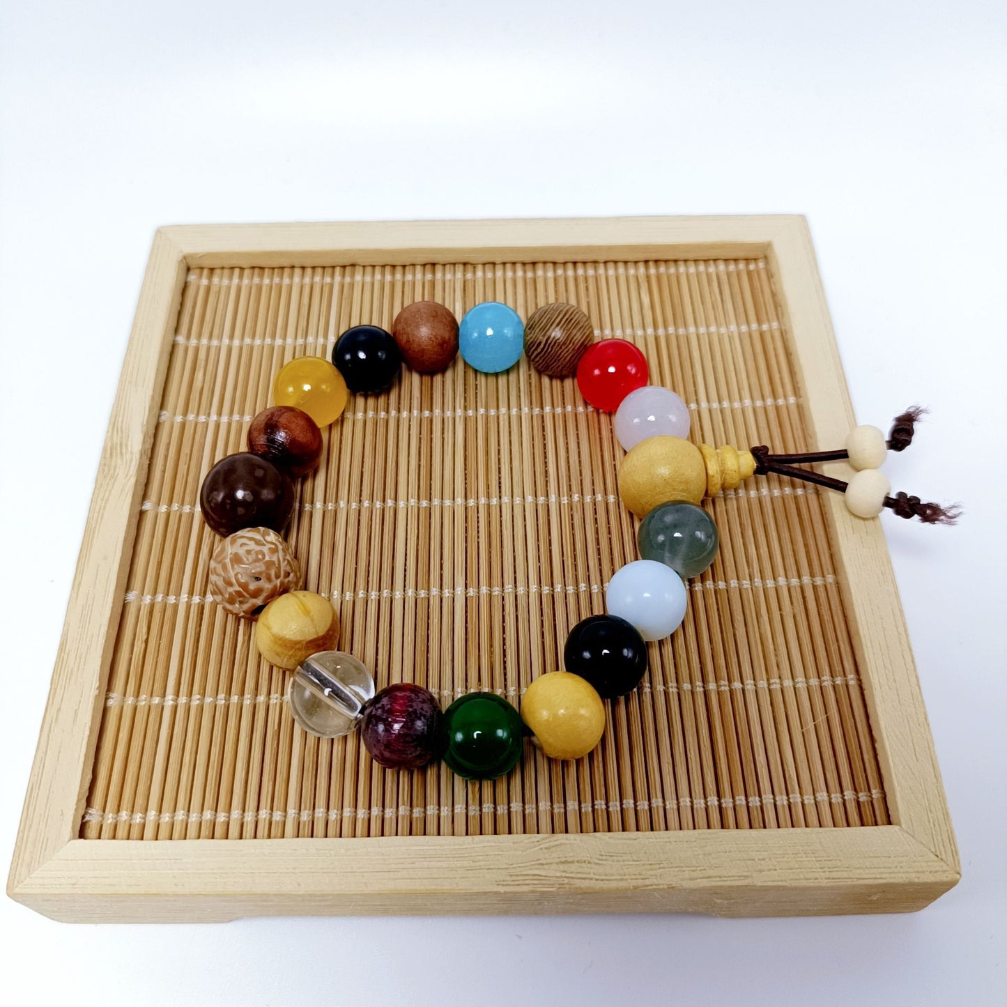 Boutique Walnut Green Sandalwood Fu Lu Bracelet