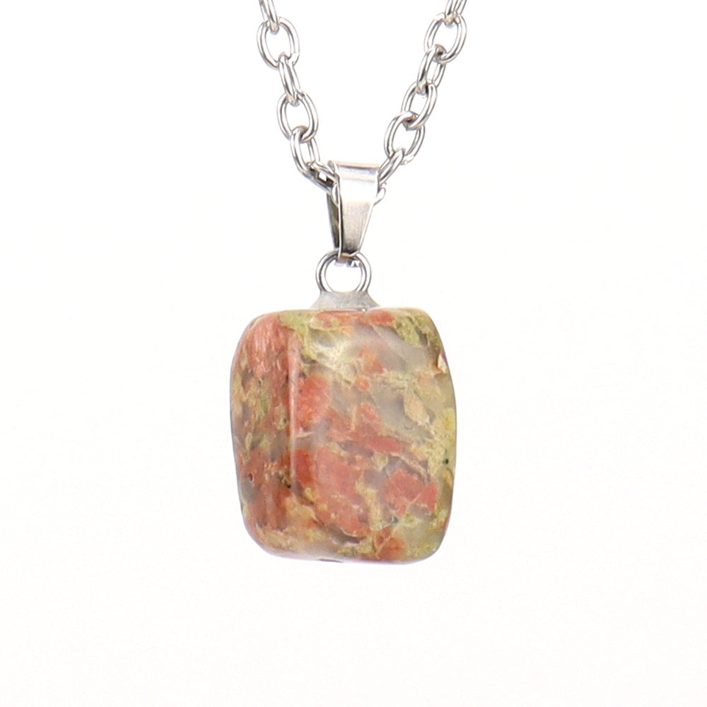 Live Broadcast Natural Crystal Stone Irregular With Necklaces