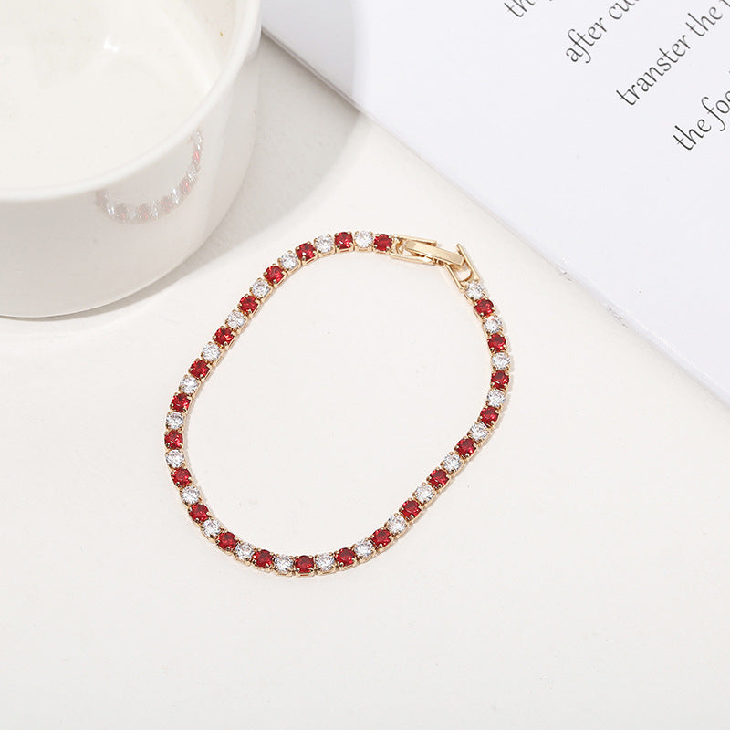 Fashion Personality Trendy Spring Rhinestone Zircon Popular Dignified Bracelet