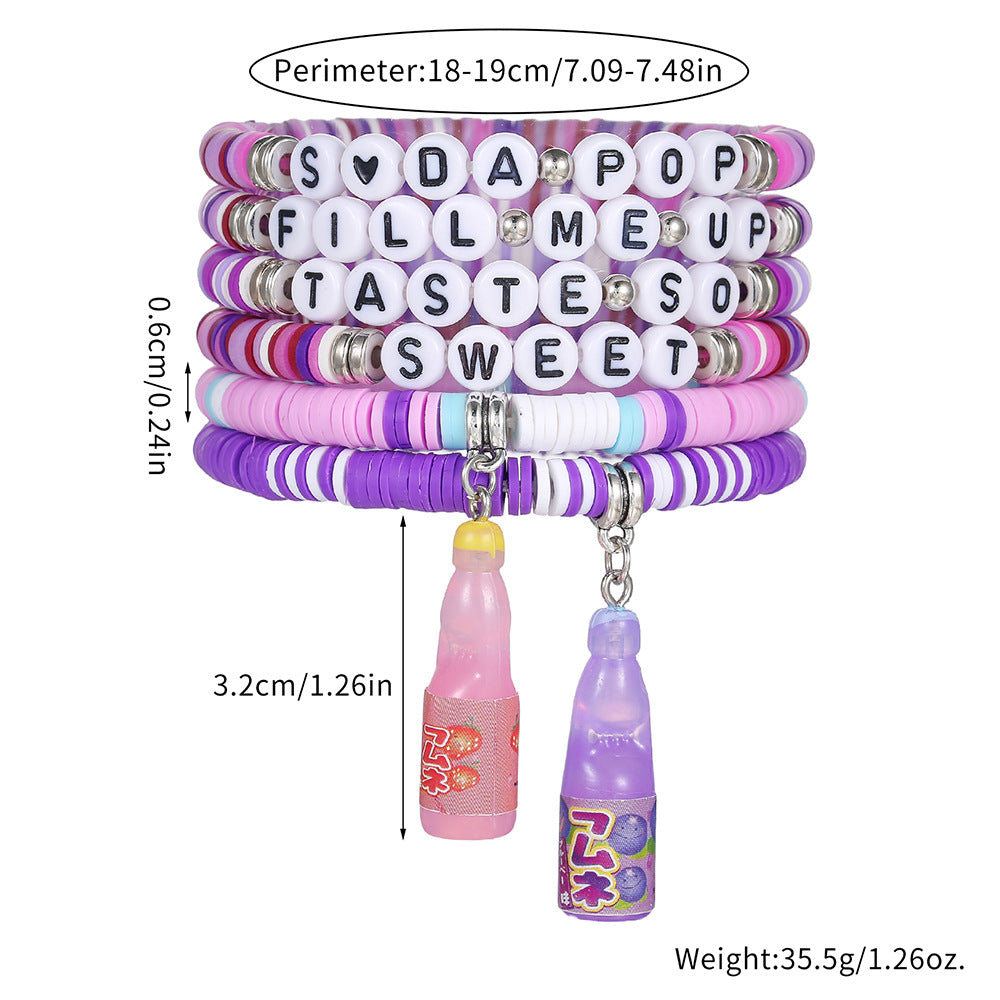 Magic Hunting Group Fan Elastic Handmade Beaded Birthday Party Bracelets