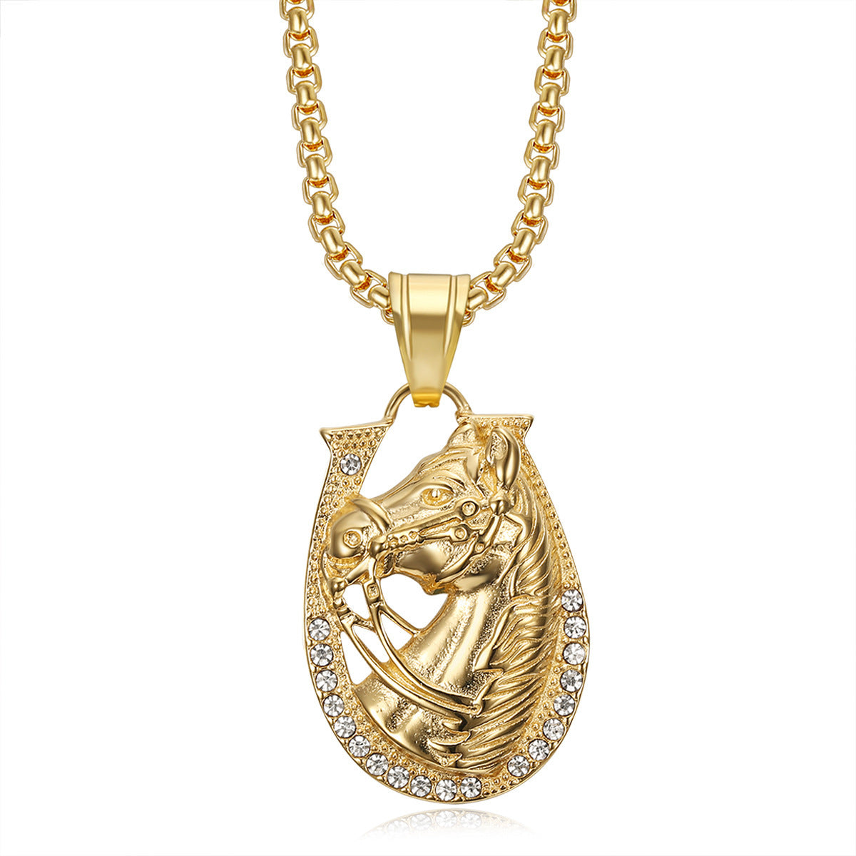 Punk Star Bone Saturn Halo Hipster With Personality Fashion Skull Pendants