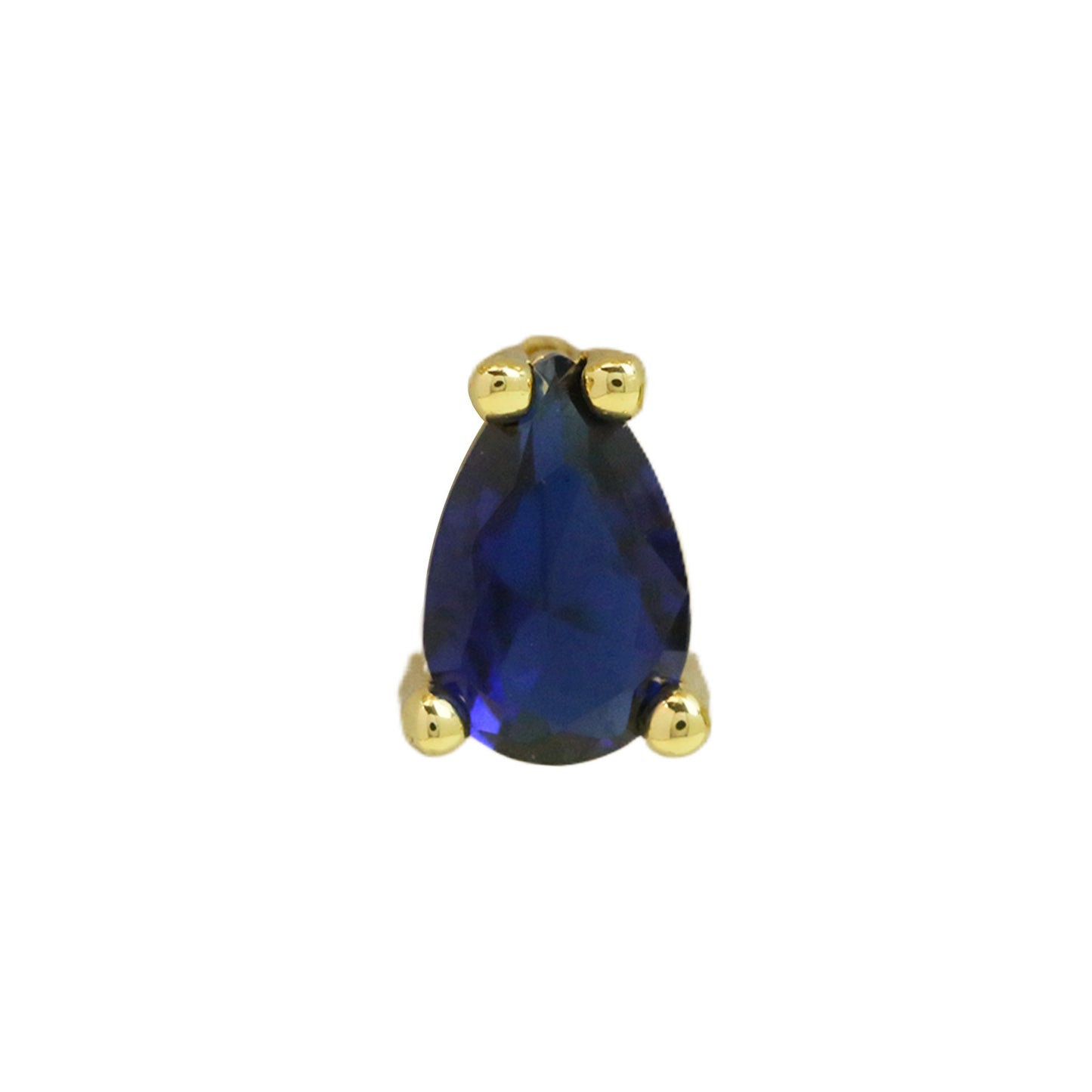 Brass Drop-shaped Moon Birthstone With English Pendants