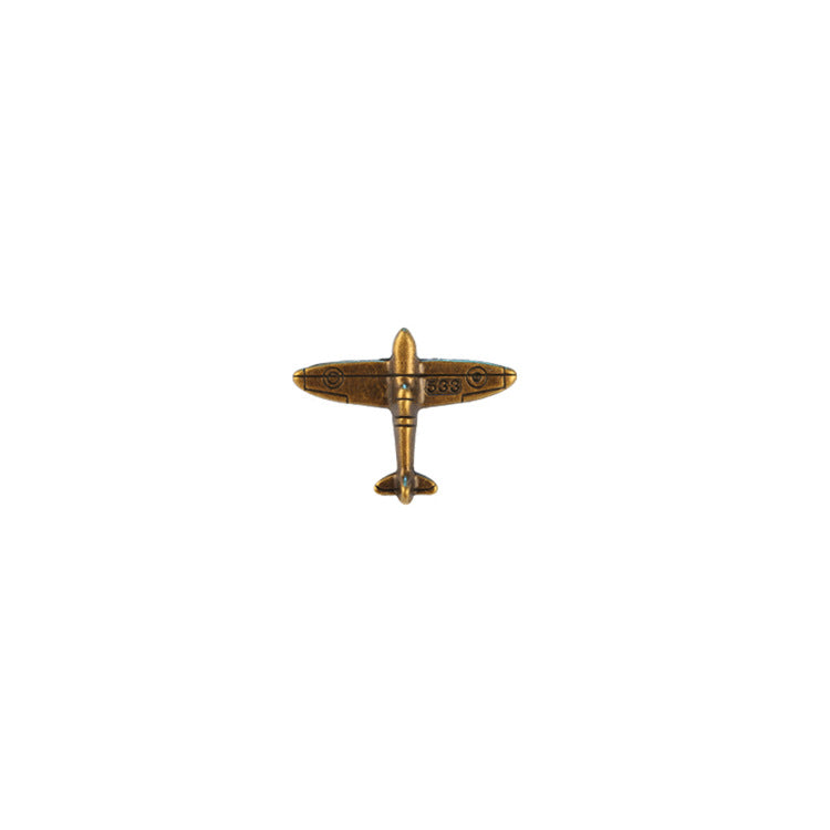 Men's Engine Brooch Shirt Collar Corner Pin Brooches