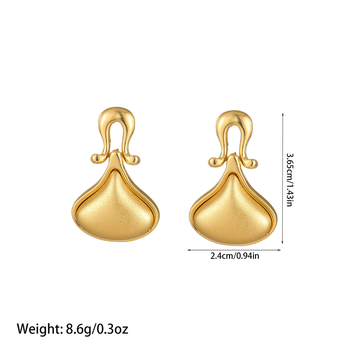 Women's Titanium Steel Fashion Temperament Commute High-grade Earrings