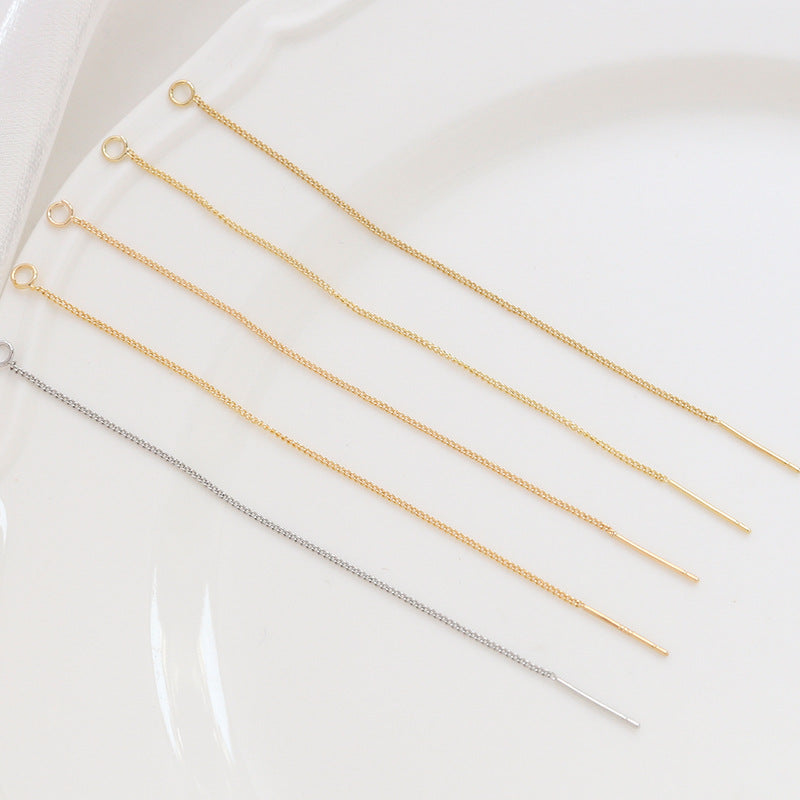 Piercing Copper Plated Real Gold Color Ear Line