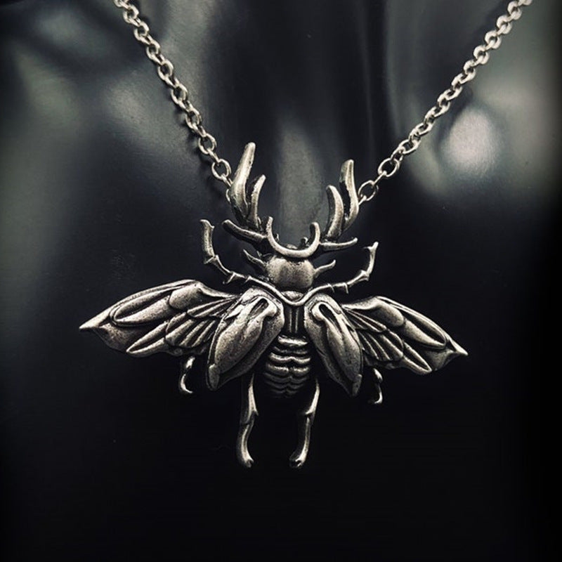 Punk Star Bone Saturn Halo Hipster With Personality Necklace