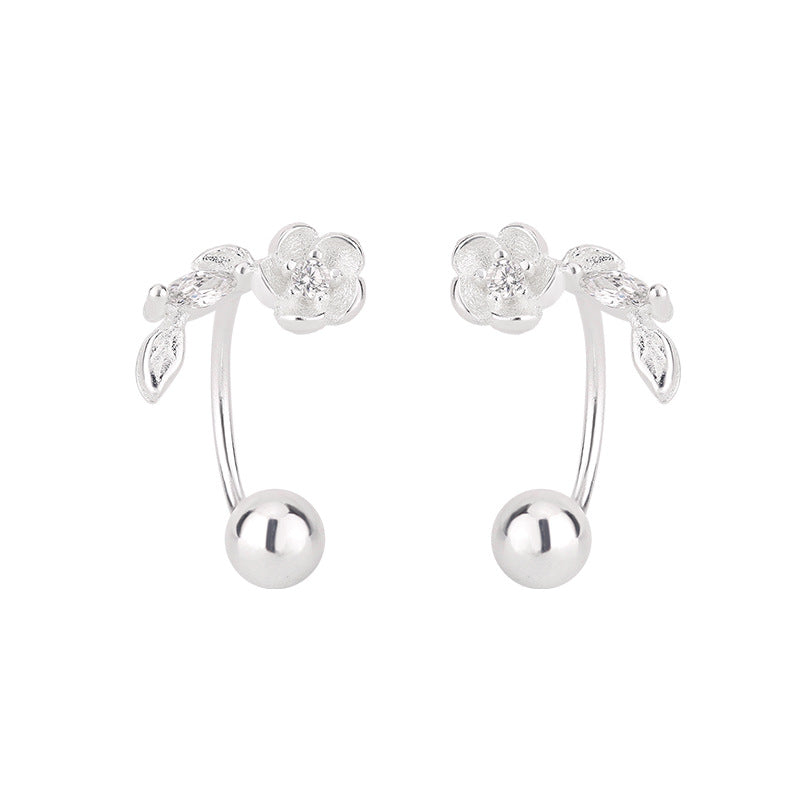 Design Everyday Joker Small Burst High-grade Light Earrings