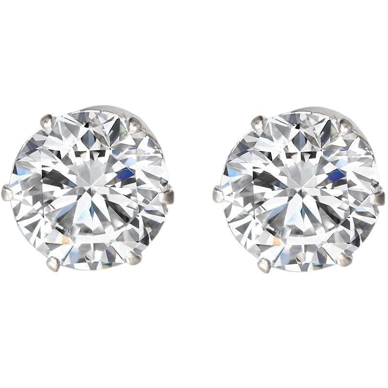Bone Pin Magnetic Female Clip Male Rivet Stud Earrings
