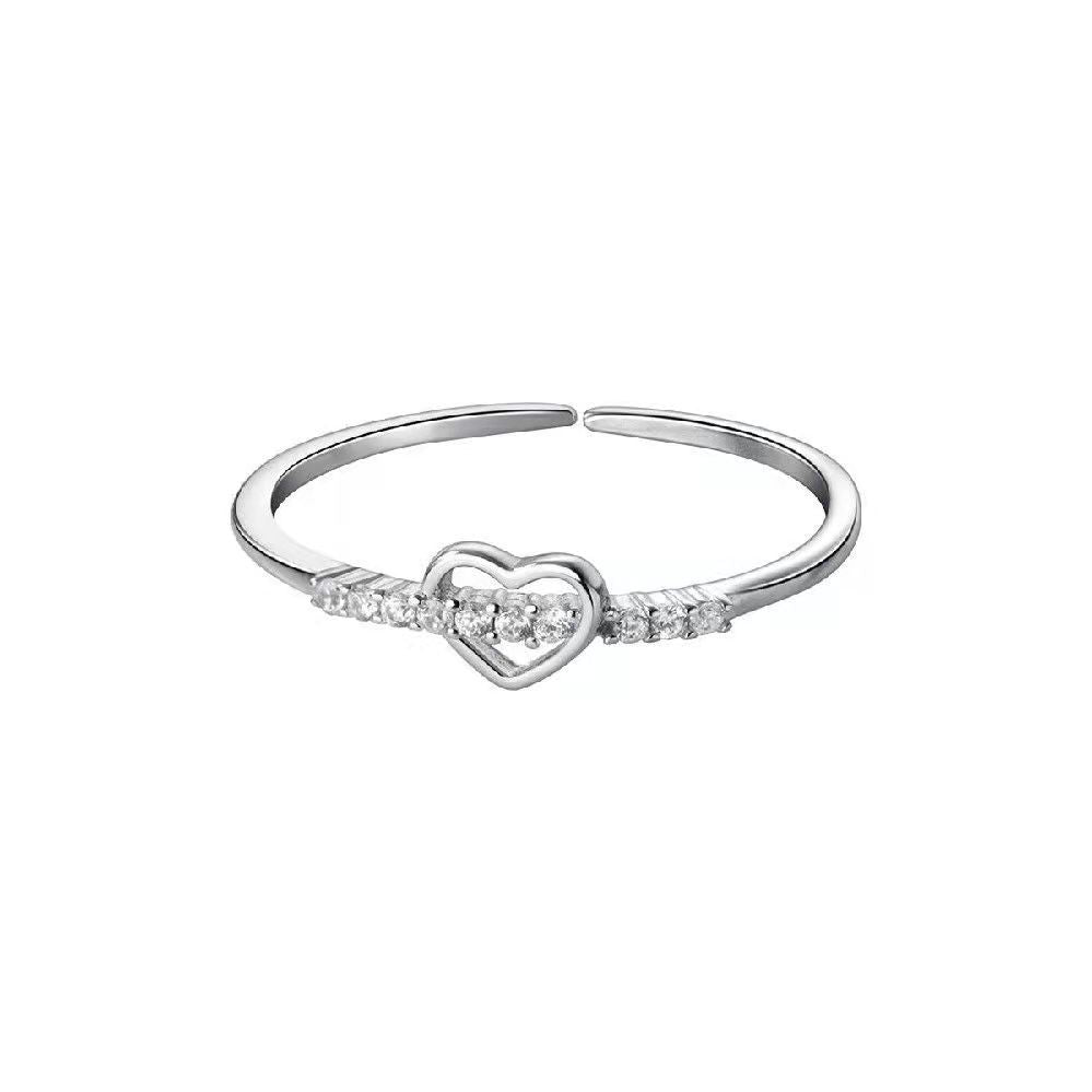 Hollow Out Love Heart-shaped Female Design Rings