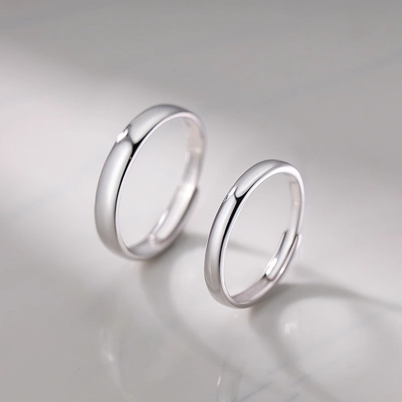 Women's & Men's Glossy Pair For Couple Simple Niche Design Bracelets